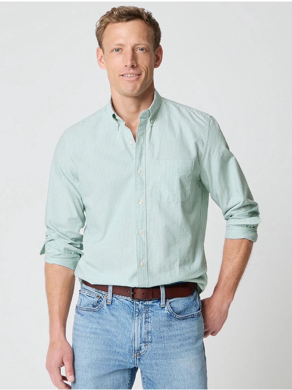 American Eagle men’s size large button up long sleeve shirt ,one chest pocket
